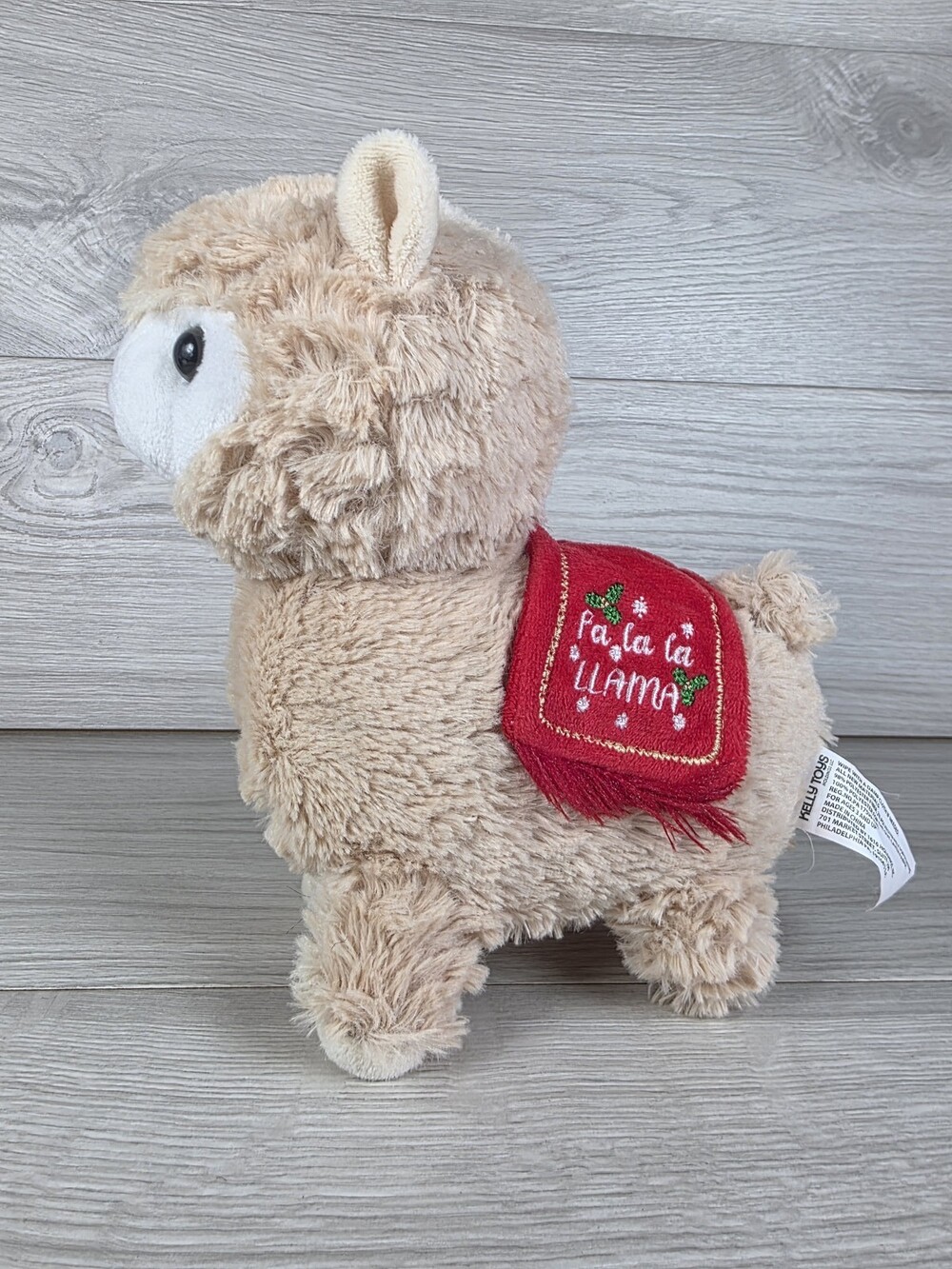 Kellytoys Christmas Llama Plush Holiday Anthropomorphic 9" Stuffed Animal SU25